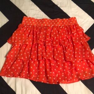 Polka dot skirt